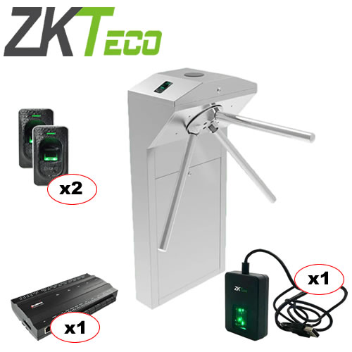 Биометрический турникет TS1022 Pro - биометрическая система контроля доступа ZkTeco (с учетом рабочего времени)